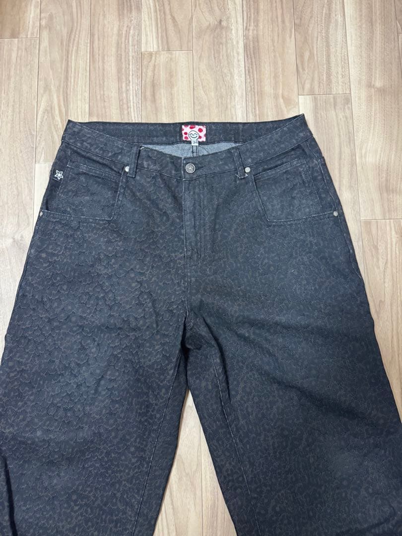 starteamスターチーム レオパードデニム 34