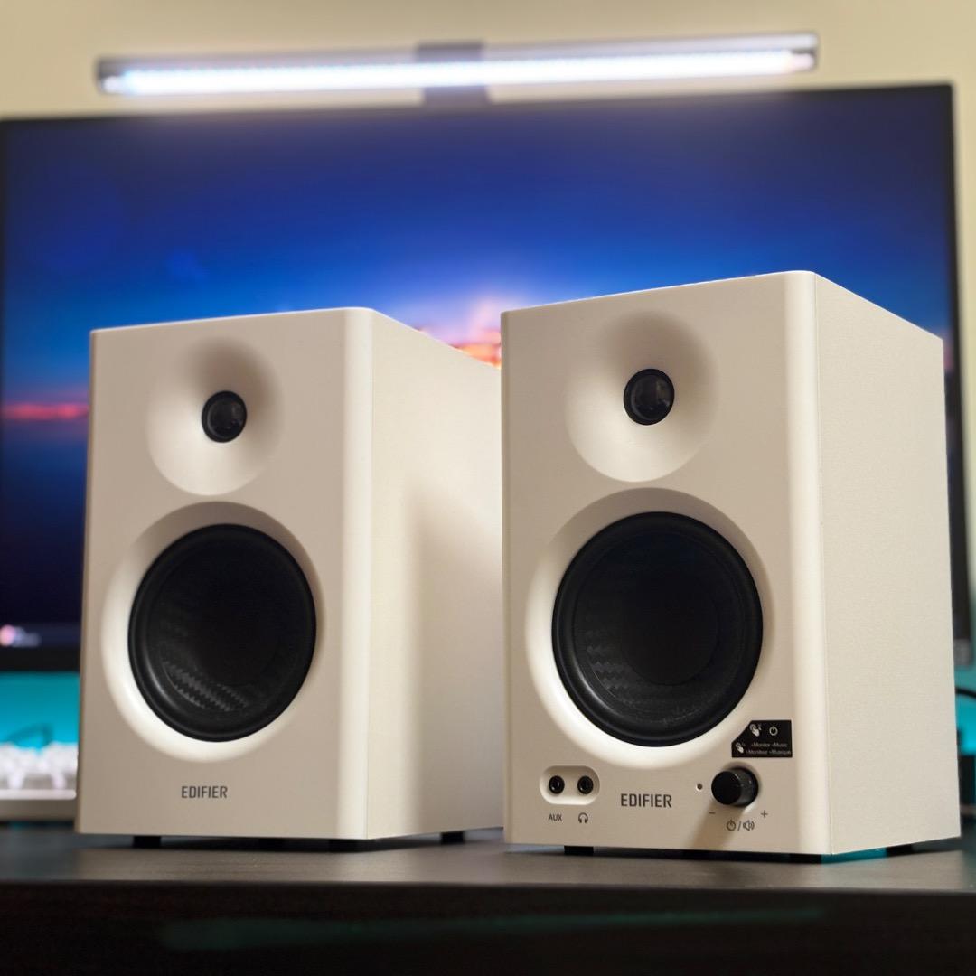 [動作確認済み] EDIFIER MR4 ホワイトアクティブスピーカー