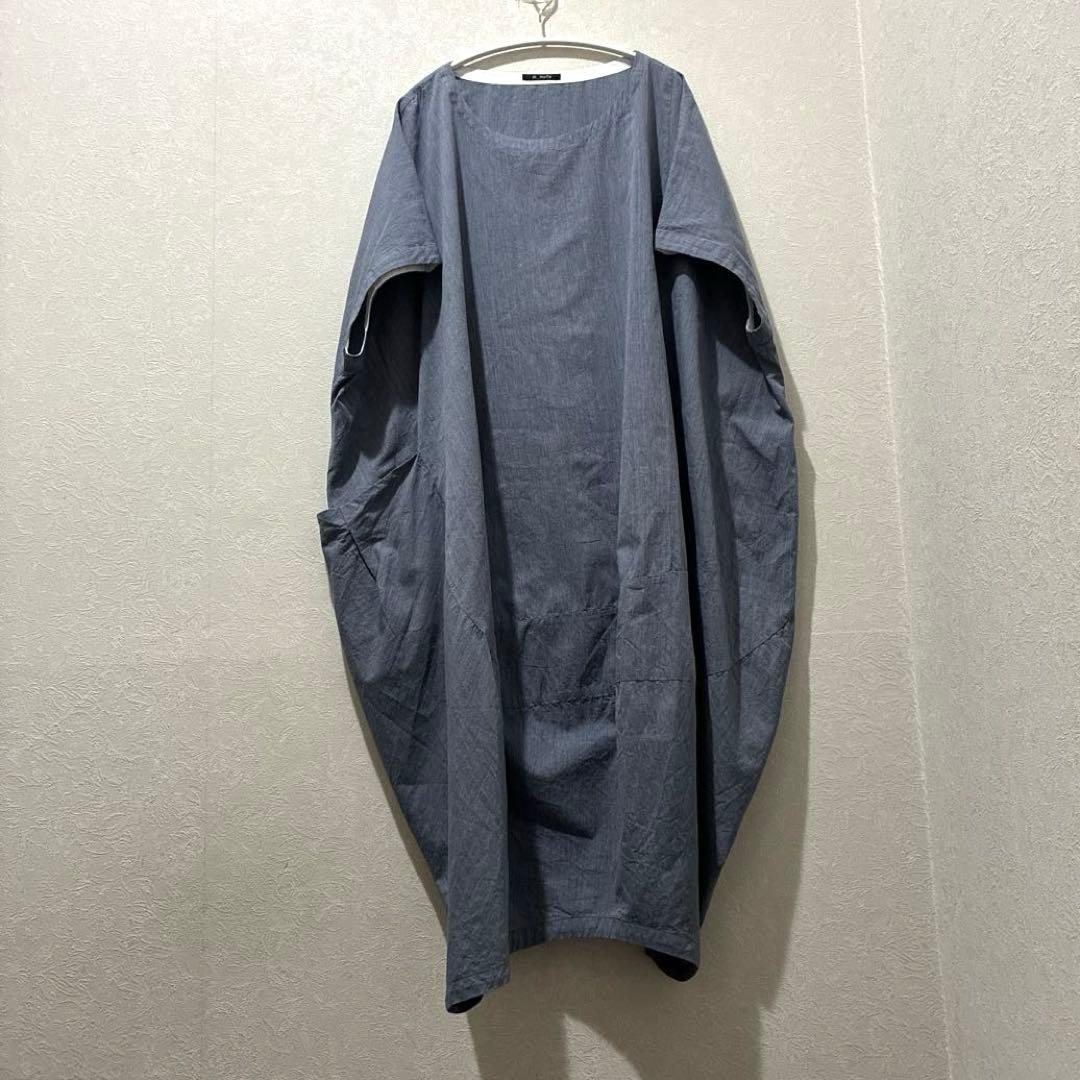 センソユニコ 芽風 m-mefu ロングワンピース アシンメトリー コクーン