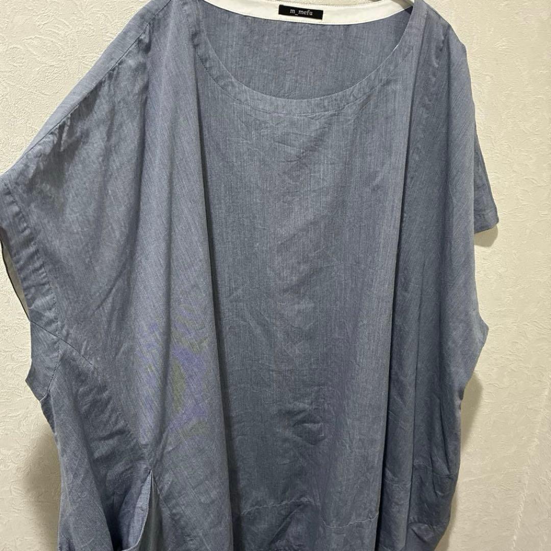 センソユニコ 芽風 m-mefu ロングワンピース アシンメトリー コクーン