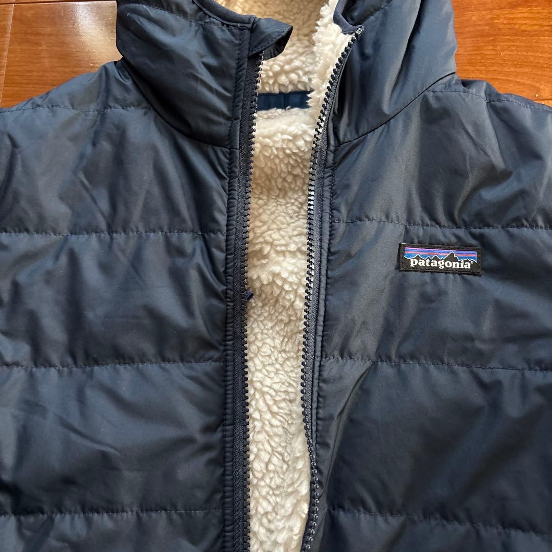 【Patagonia】キッズ・リバーシブル・レディ・フレディ・フーディ　サイズM