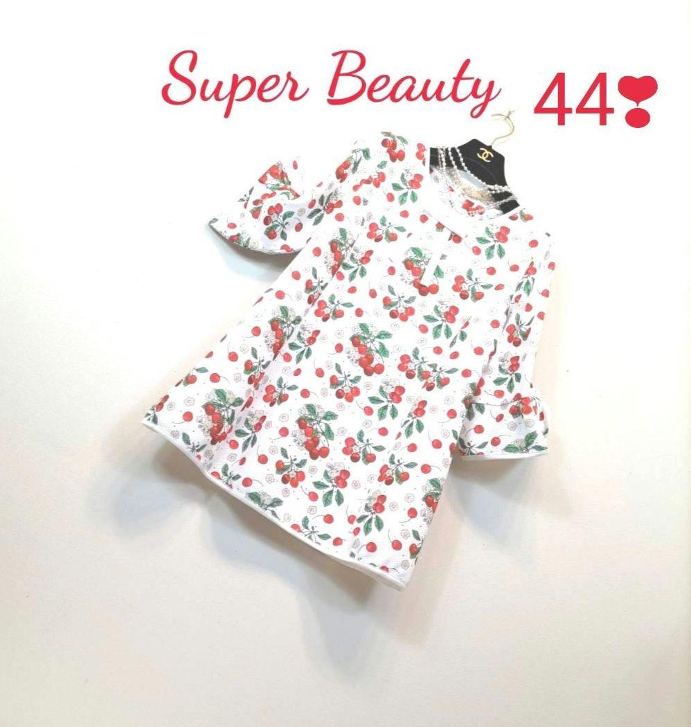 ✨ミモザ44✨Super Beauty２着チェリーチュニ＆ビジューカーデ✨