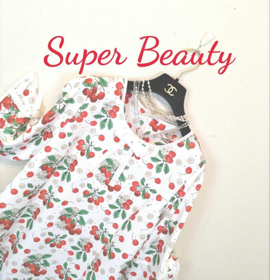 ✨ミモザ44✨Super Beauty２着チェリーチュニ＆ビジューカーデ✨