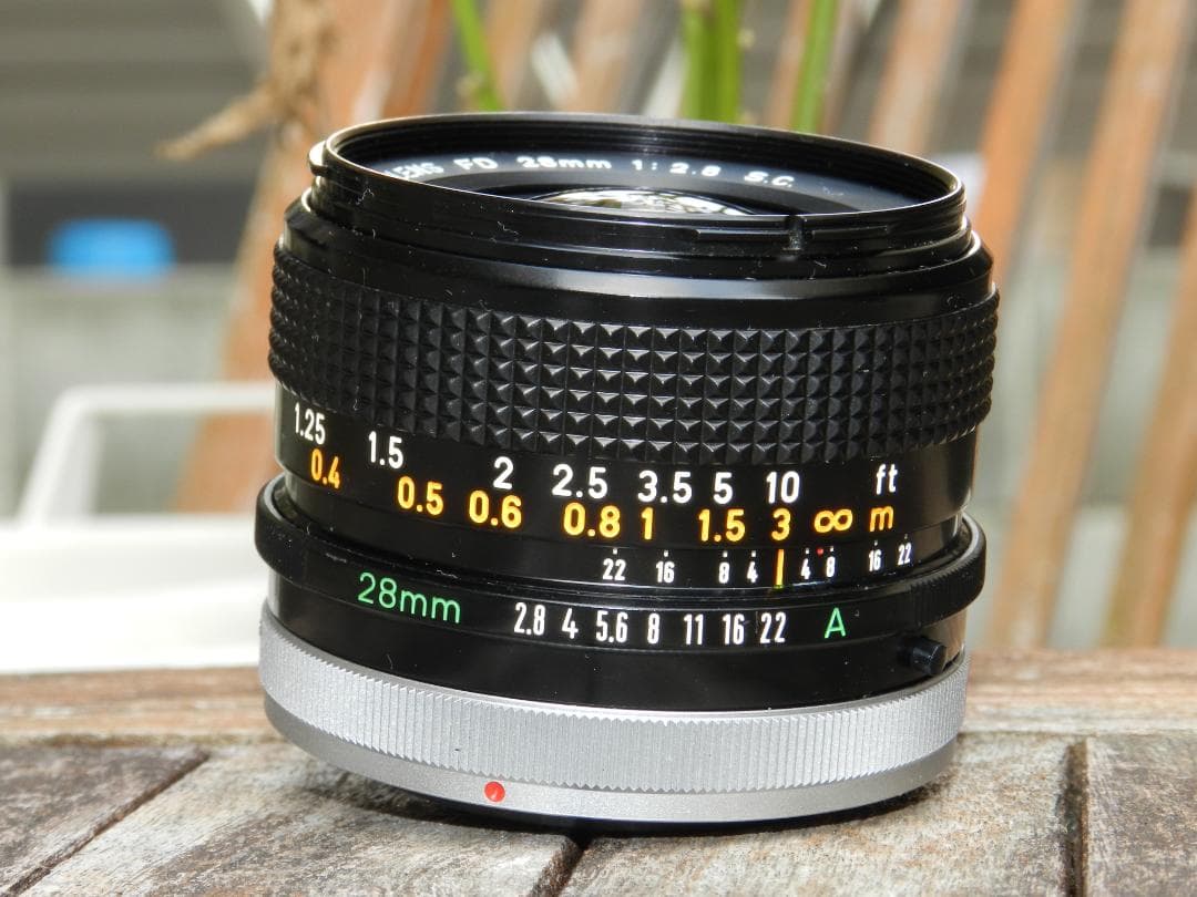 極美品 Canon AE-1 Program カメラ FD 28 2.8 レンズ