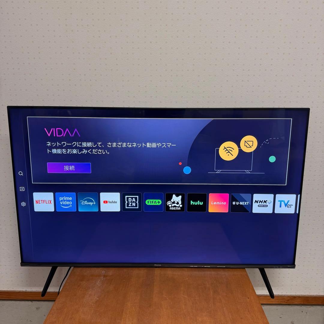 ● 極美品 Hisense 50インチ 4K液晶テレビ 50E6K Dolby