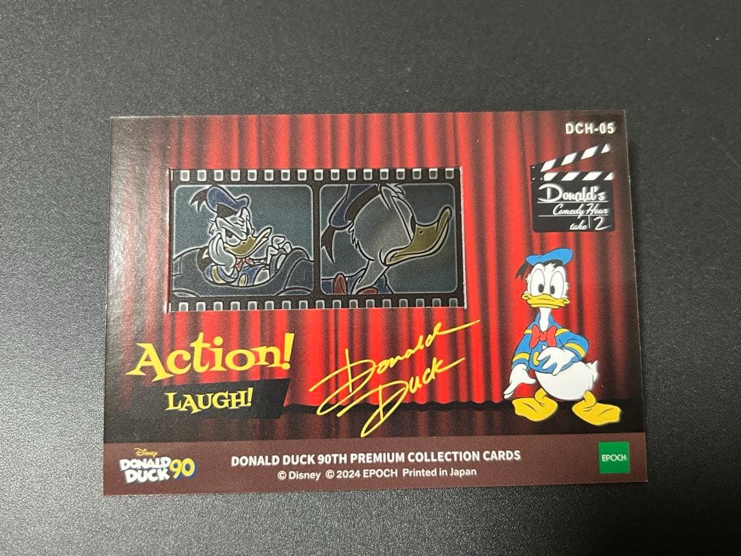 ドナルドダック　90周年　EPOCHシリアルカード