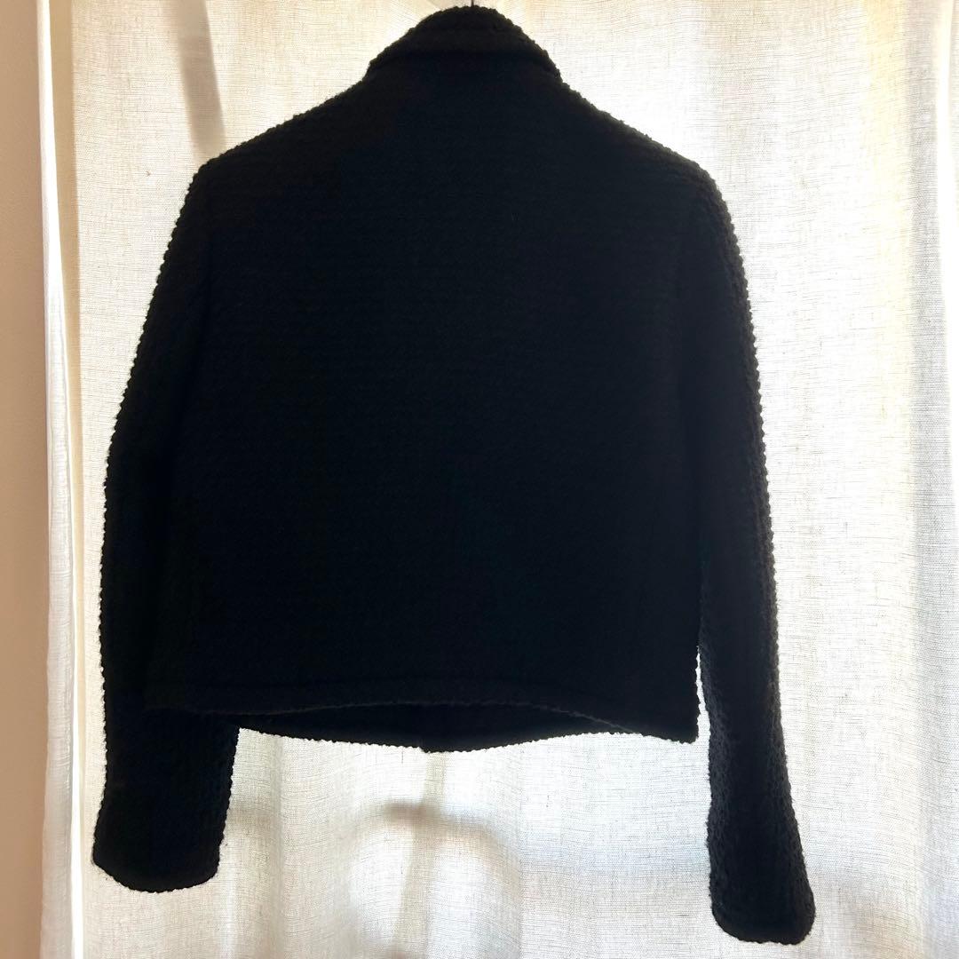 引越しの為値下げしますCELINE ツイードジャケット　ブラック　38