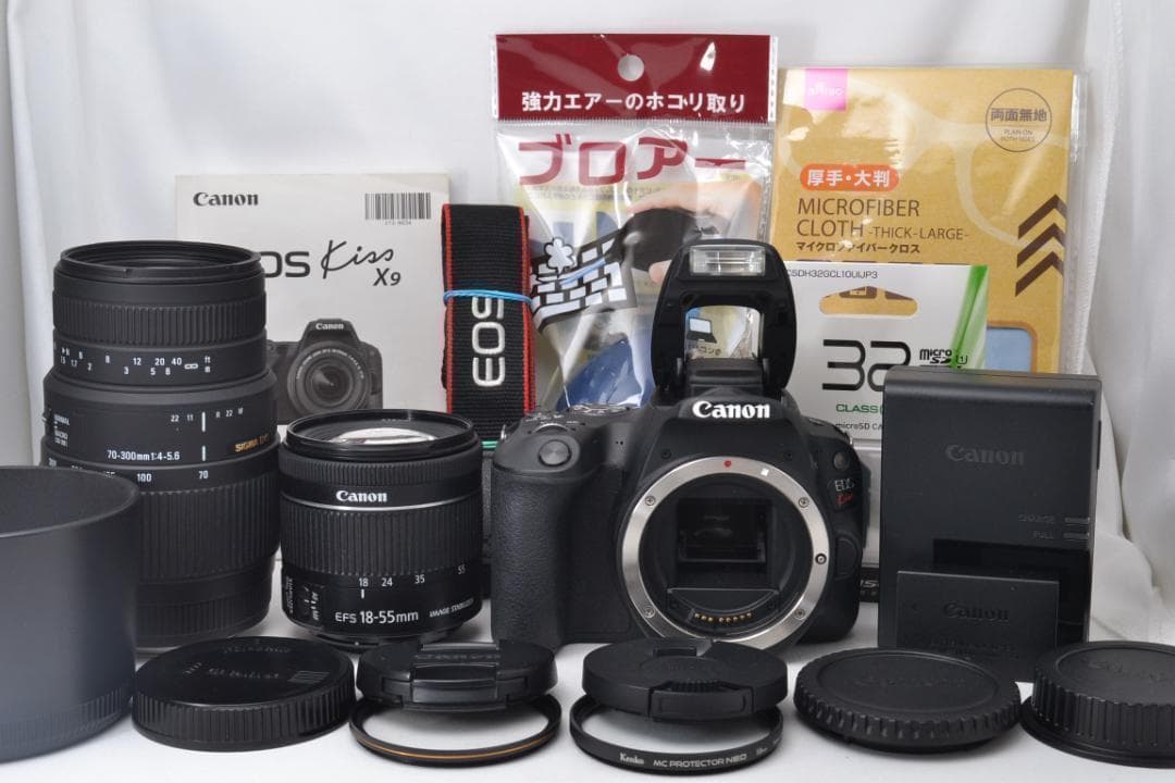 ■美品 S数5,735■ キャノン　KissX9 ダブルズーム Wi-Fi転送