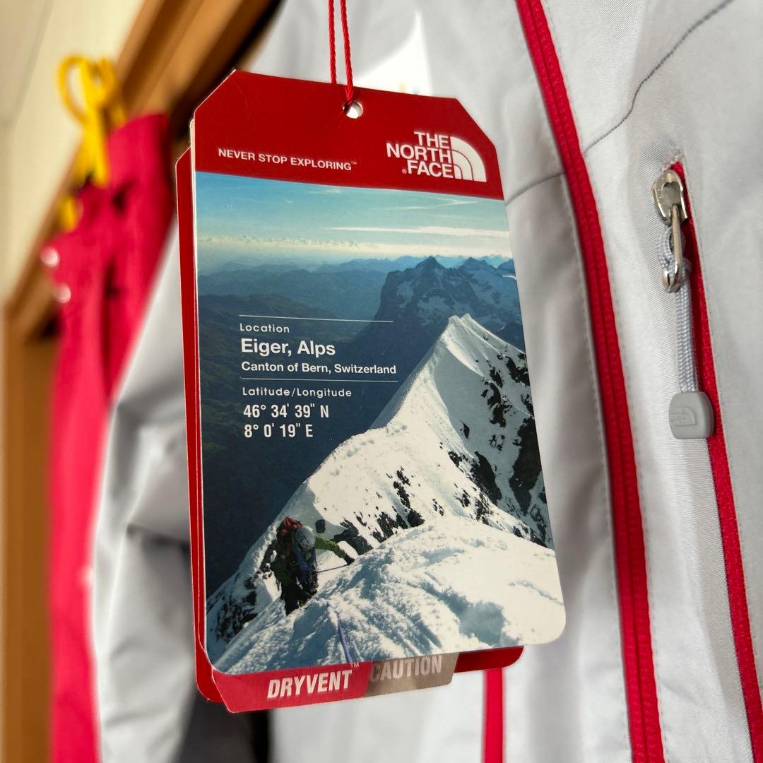 THE NORTH FACE スキーウェア グレー/レッド 90 (S)