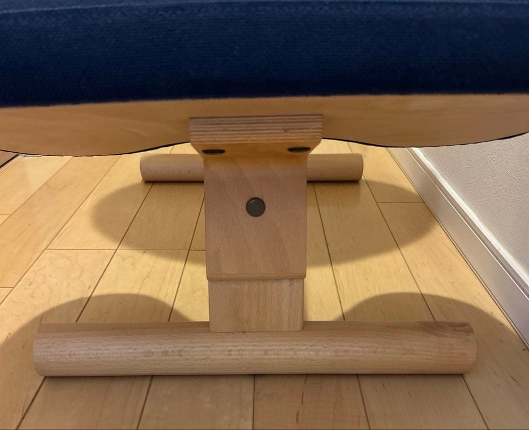 balans Easyバランスチェア　イージー　ネイビー【北欧柄専用カバー付き】