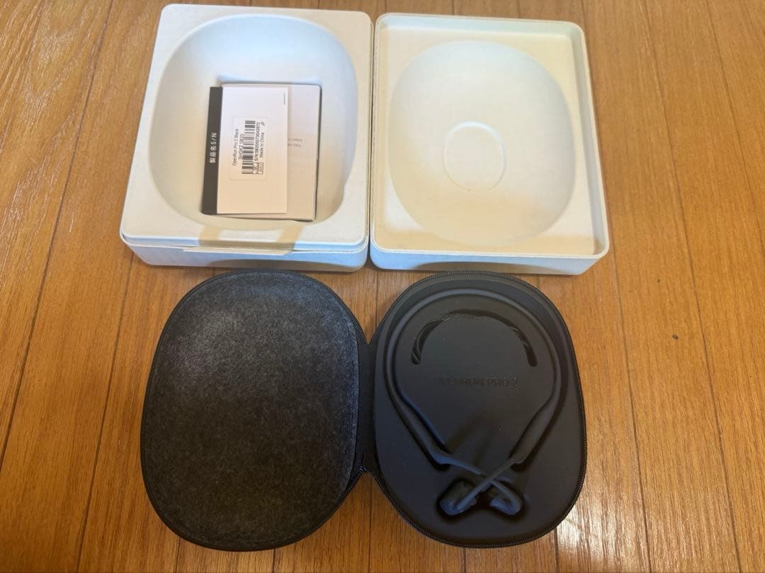 【美品】SHOKZ OpenRun Pro 2（骨伝導イヤホン）ブラック