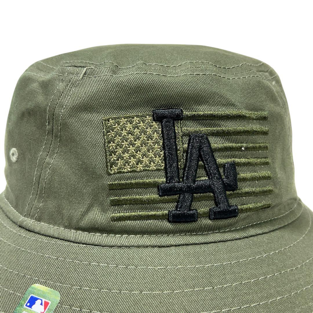 NEW ERA バケットハット ドジャース Armed Forces L/XL