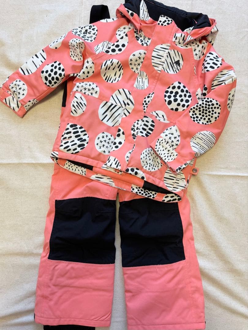 Burton 4t 100㎝　スノーウェア 水玉模様