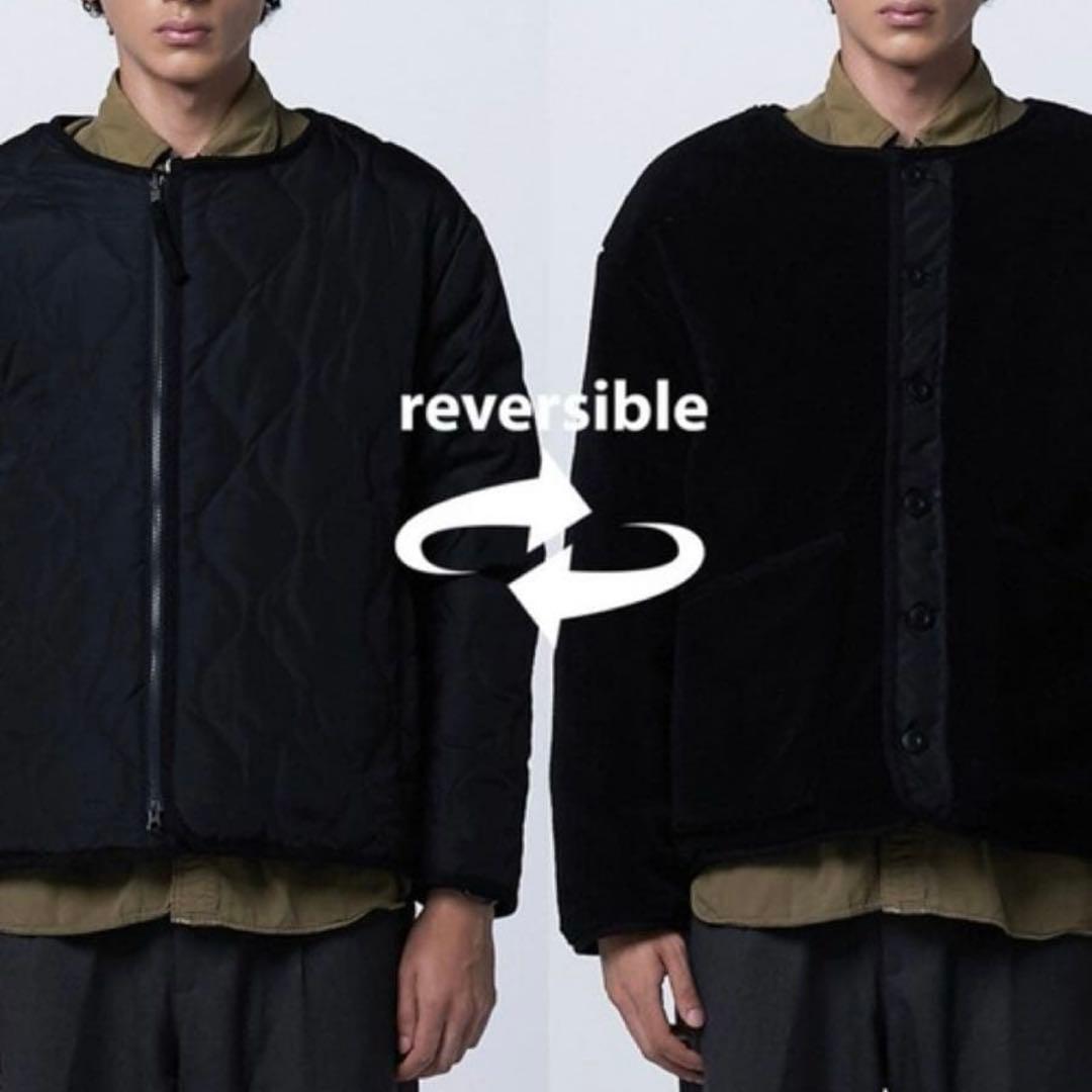 TAION（タイオン）ミリタリー リバーシブル クルーネック ダウンジャケット