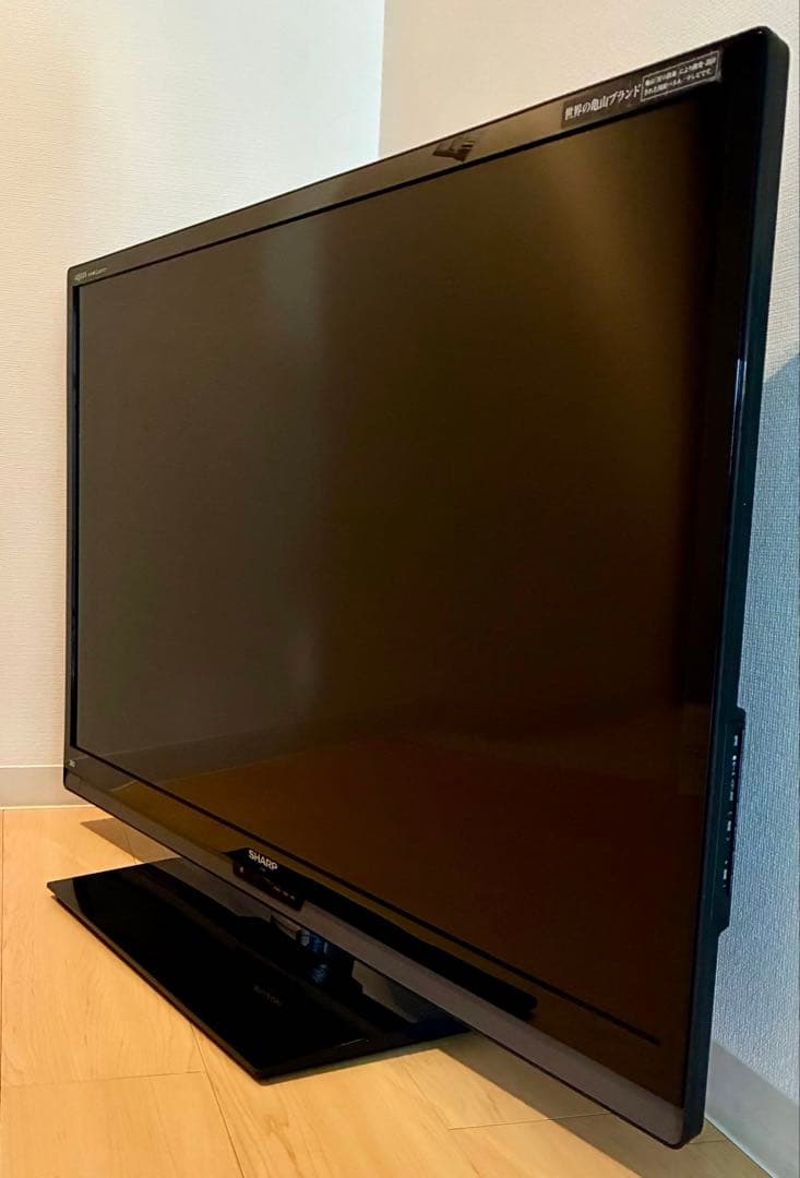 ⭐️超特セット⭐️SHARP46型クアトロン3D液晶テレビ＆録画HDD＆保護パネル付