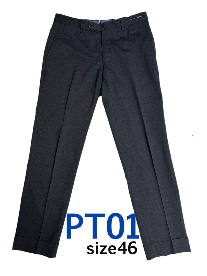 PT 01 / EVO-FIT メンズスラックス size46 チャコールグレイ