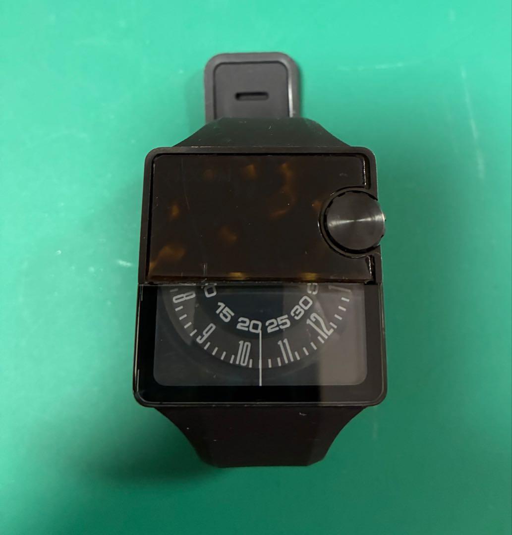 希少 NIXON MURFラバーバンド べっ甲 腕時計 動作未確認