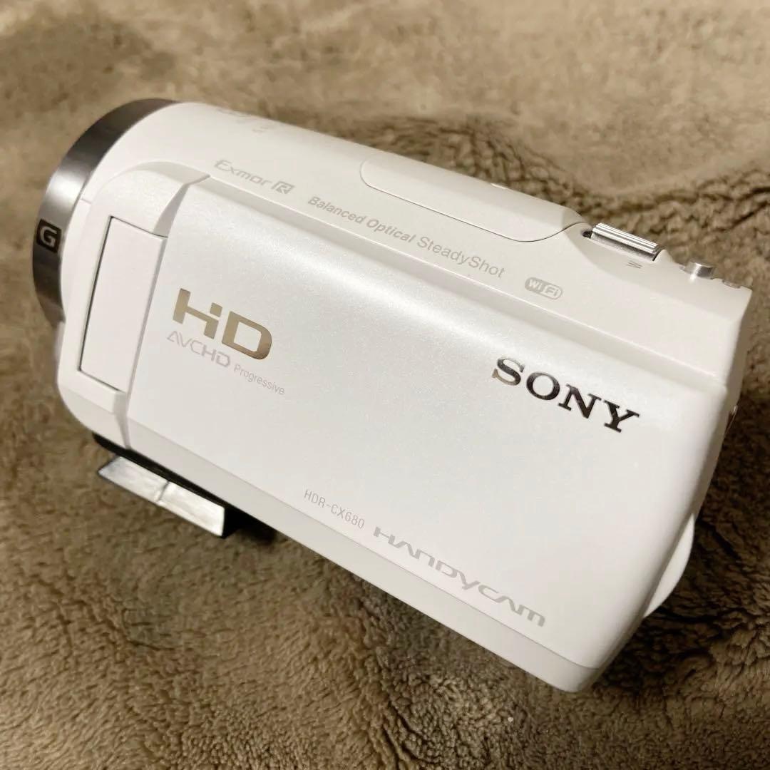 SONY HDR-CX680 HANDYCAM 20年製 ホワイト 美品