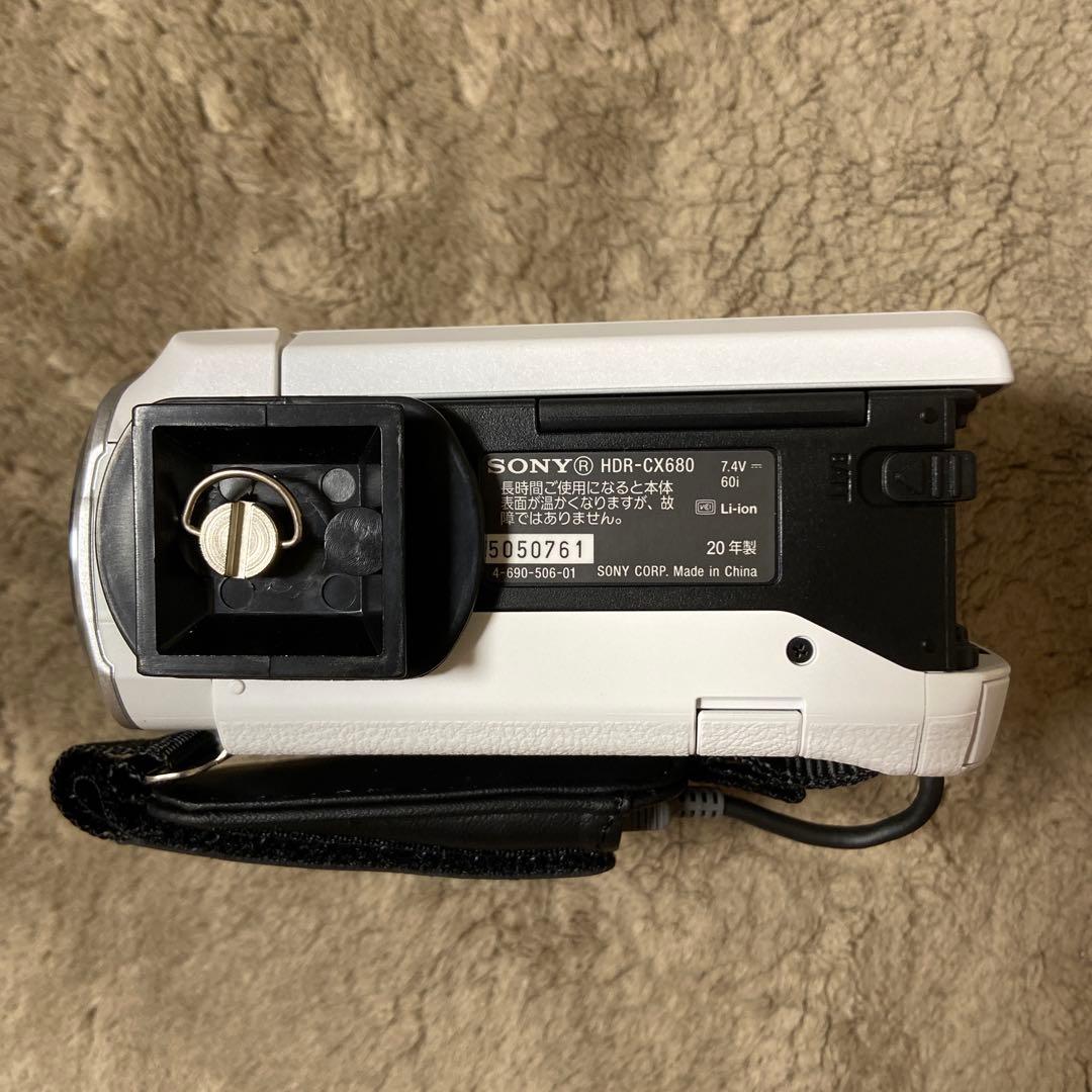 SONY HDR-CX680 HANDYCAM 20年製 ホワイト 美品