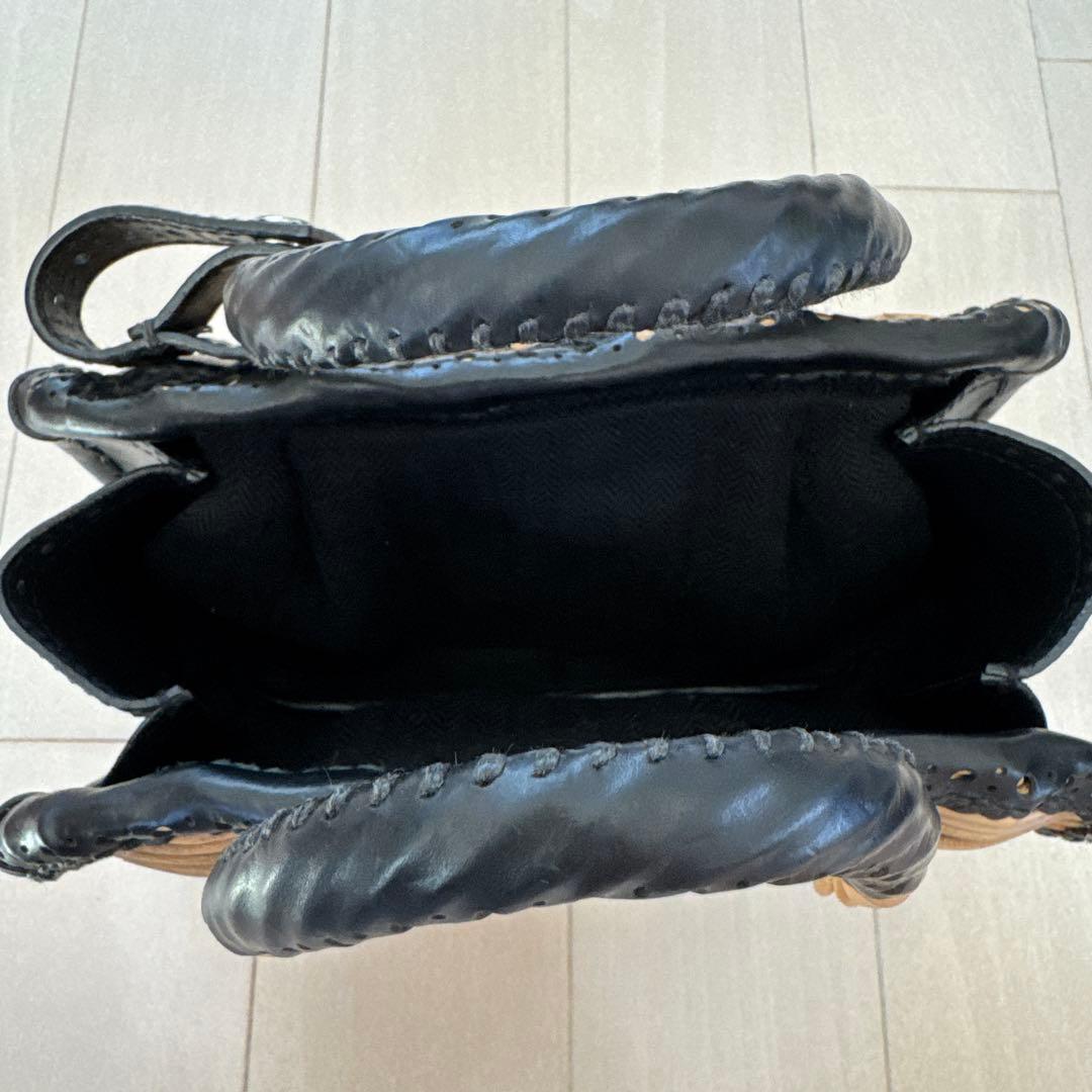 エバゴス ebagos マーガレットデイジーハトテモニテイル カゴバッグ