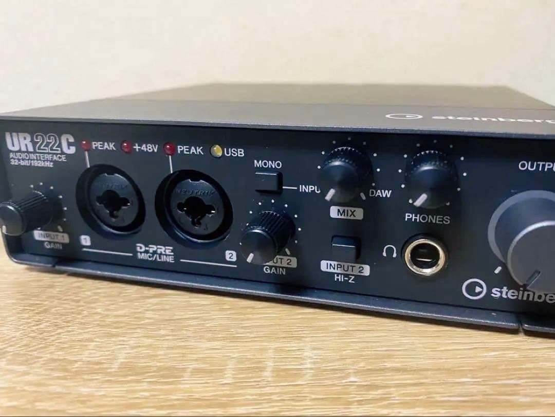 Steinberg UR 22C USBオーディオインターフェース