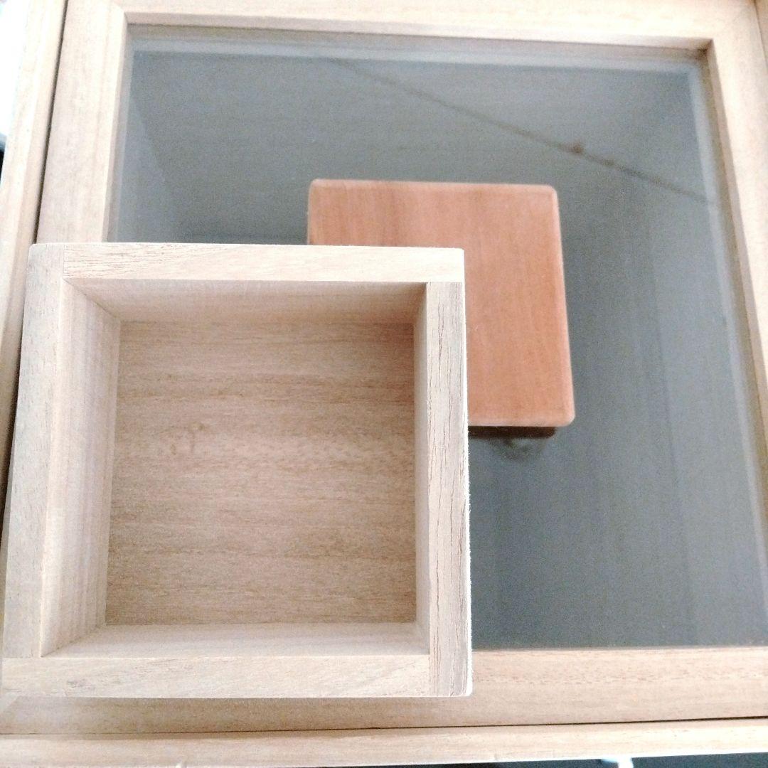 【みるく】【ほぼ未使用】桐箱の米びつ 10kg 1合枡付き 米櫃 おしゃれ