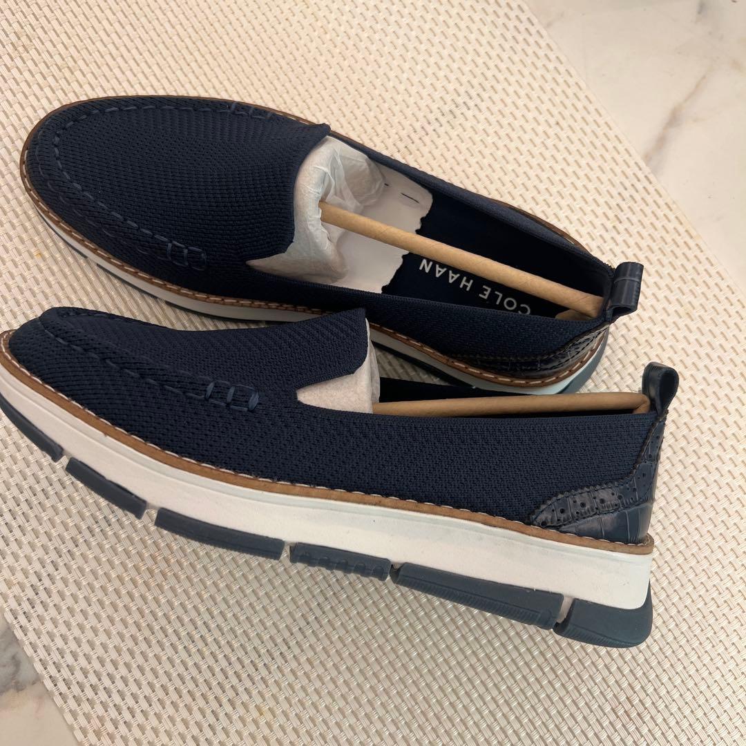 新品　COLE HAAN ZEROGRAND ネイビー ローファー