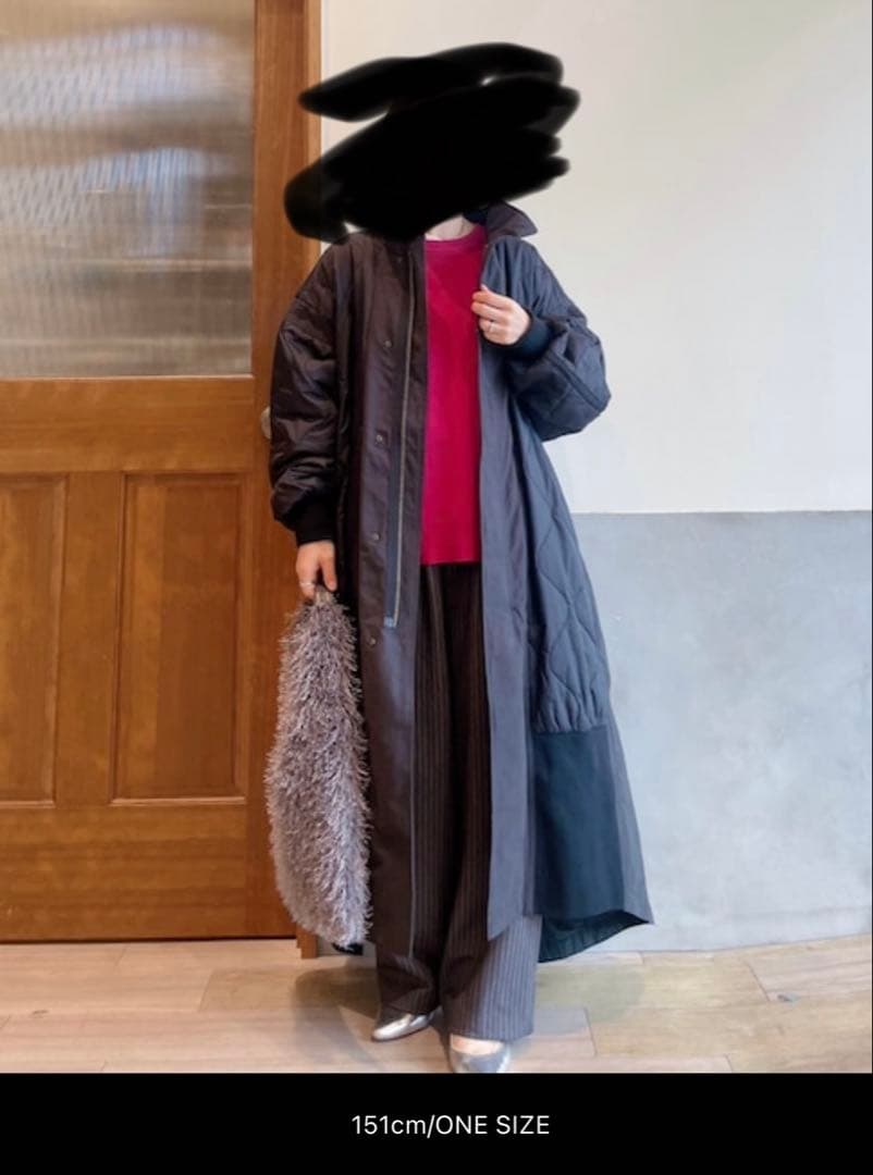 モッズコート 「etsinta/エシンタ」 切替マキシミリタリーコート ロング