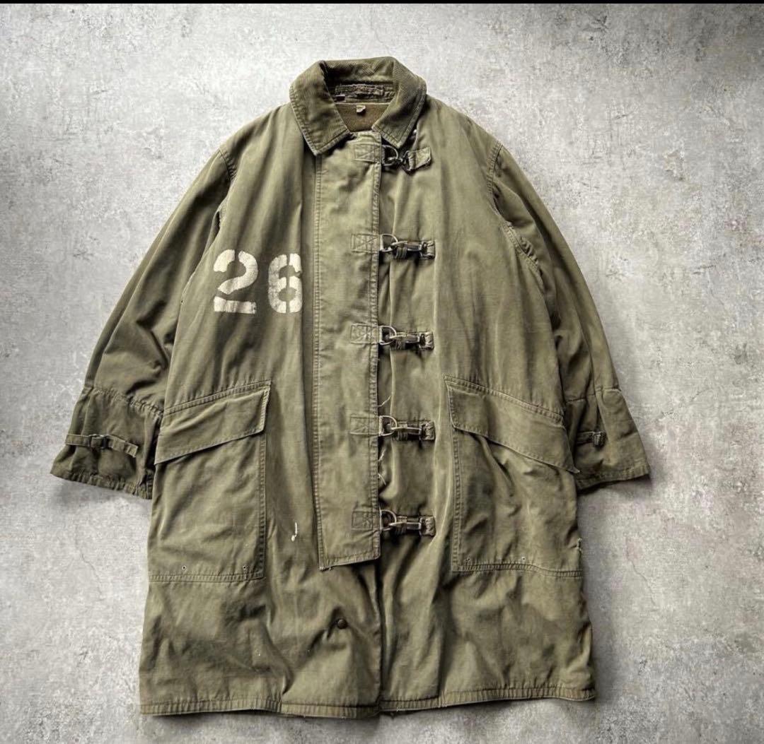 30s40sヴィンテージミリタリーリアルファイヤーマンジャケットww2最終価格