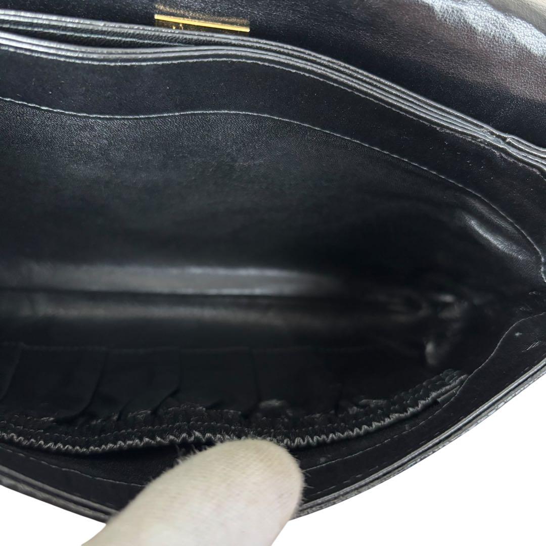 濱野　ハマノ　チェーンバッグ　クラッチバッグ　2way サンピエトロ　リザード