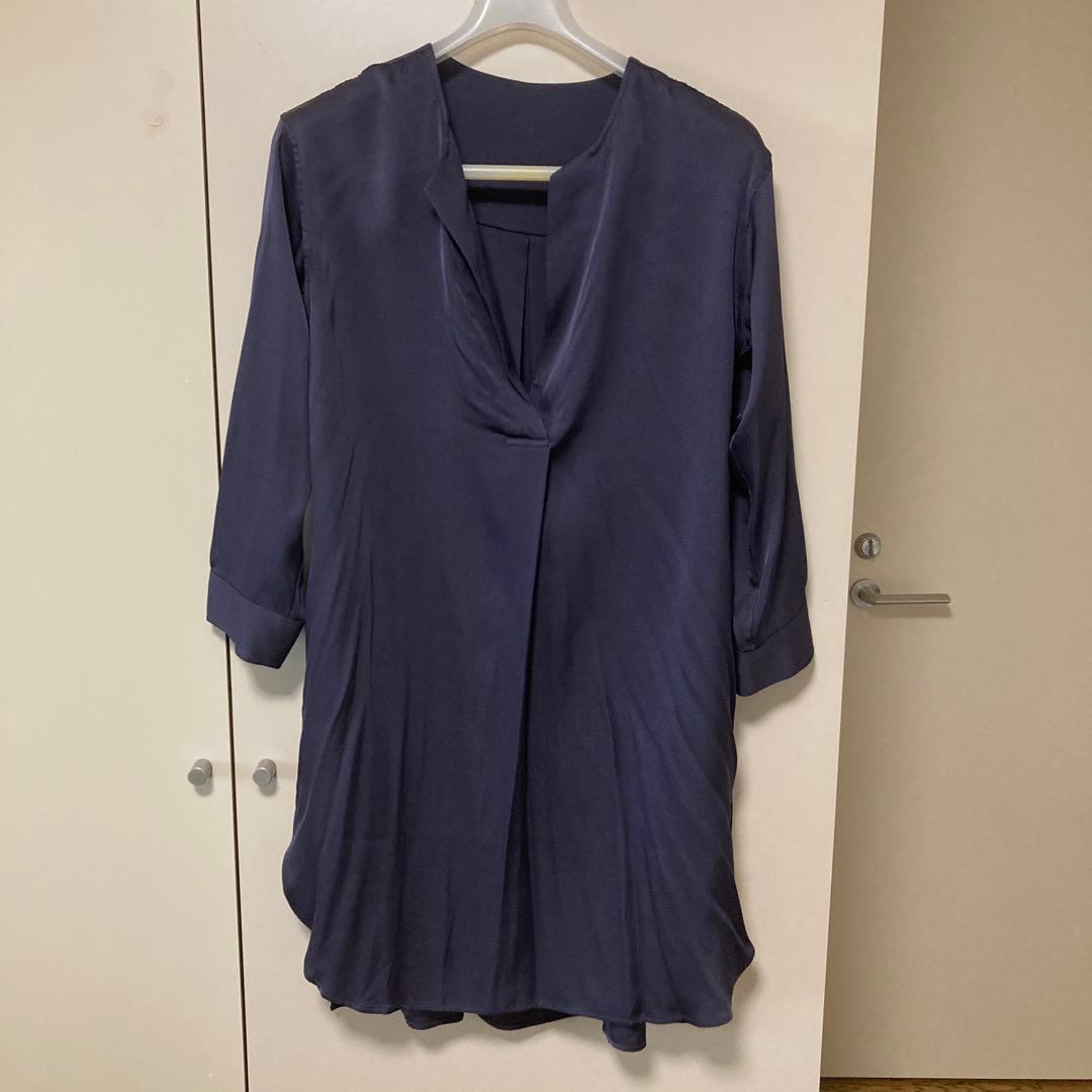 ドレスハーセルフ　Vネックワンピース/チュニックM〜Lサイズ