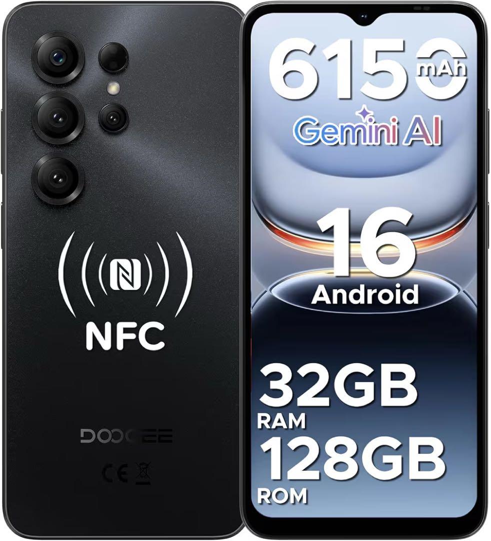 Android 16 スマホ 6.56 インチ　SIMフリー　アンドロイド