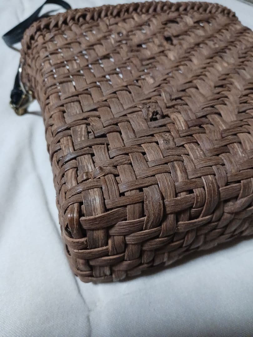 【未使用】山葡萄かごショルダーバック 国産