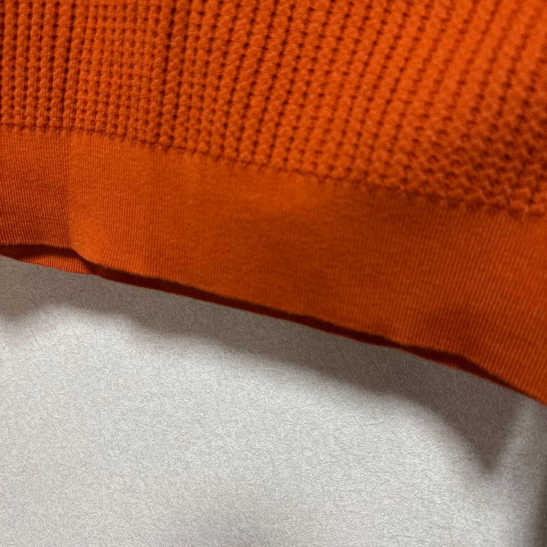 マッキントッシュロンドン・ウール100 ハーフジップアップ　ニットセーター　XL