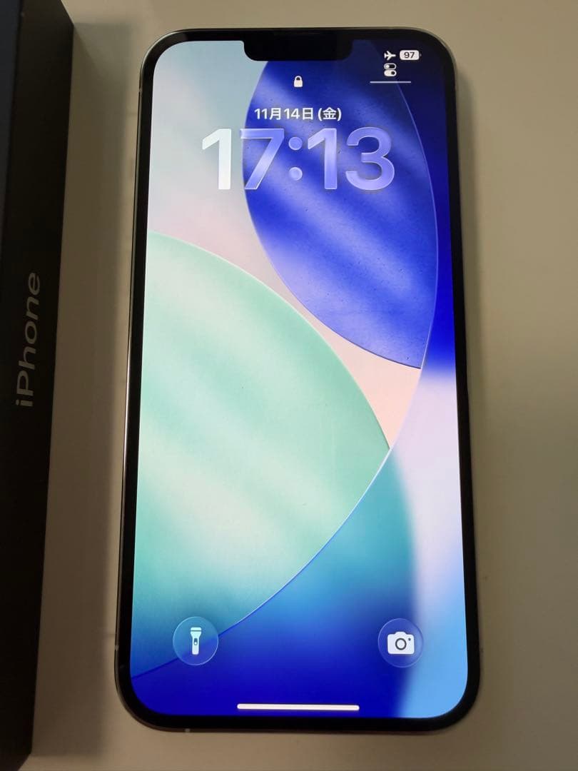 iPhone 13 pro max 256G シルバー　SIMフリー　美品