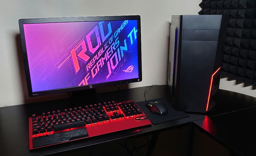 ゲーミングPCフルセット ryzen5 gtx1060同等 SSD240+1TB