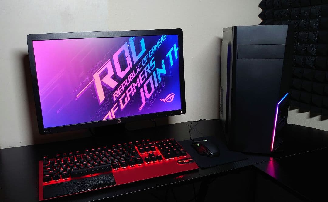 ゲーミングPCフルセット ryzen5 gtx1060同等 SSD240+1TB