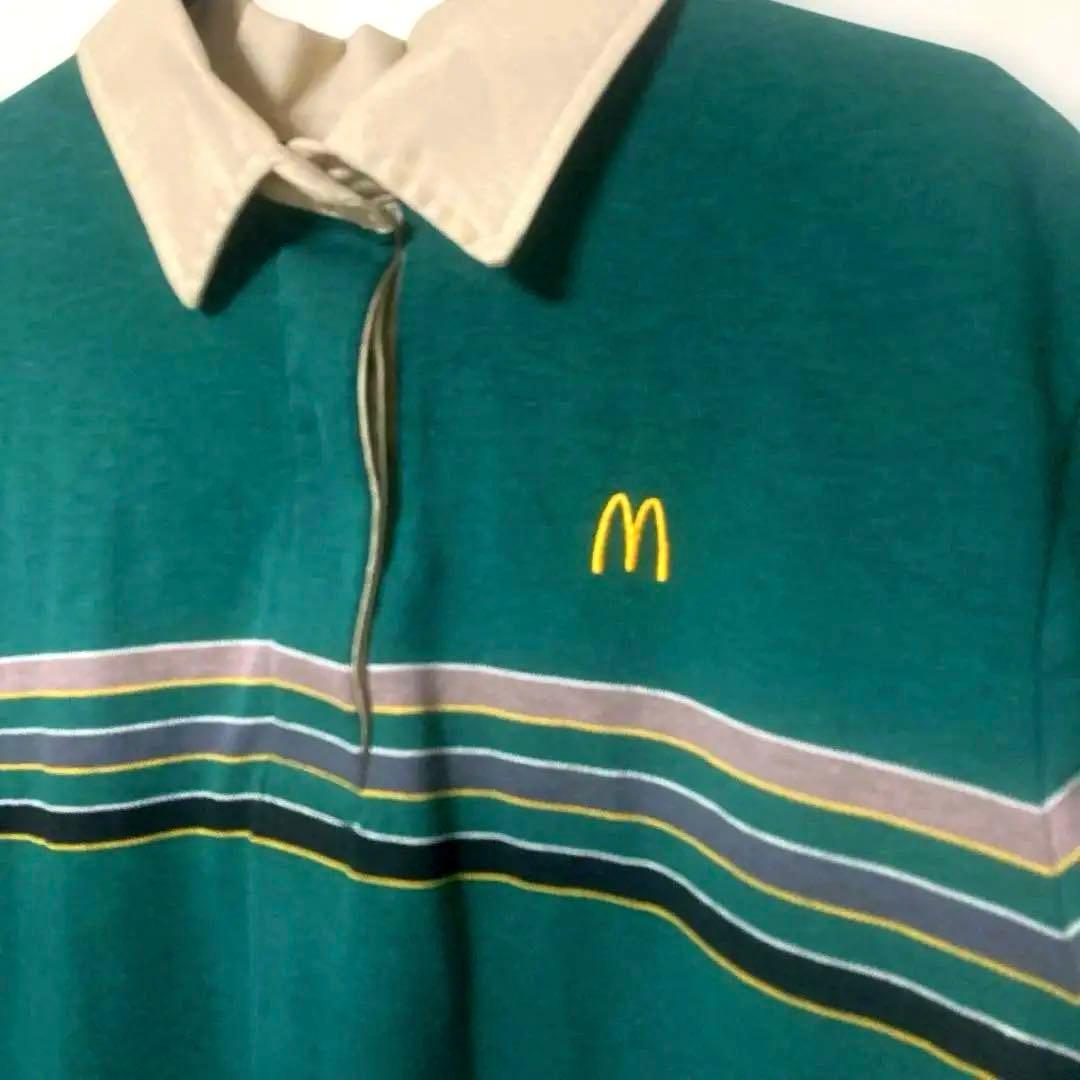 プ*読様 McDonald's ヴィンテージ古着　グリーン ポロシャツ