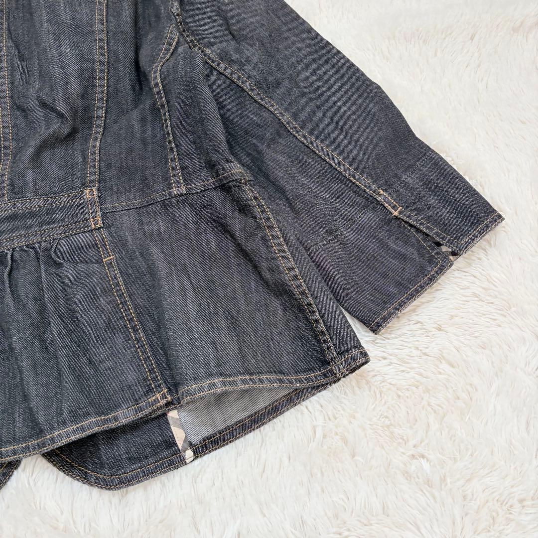 美品✨44✨バーバリーロンドン Gジャン ノバチェック 2XL デニムジャケット