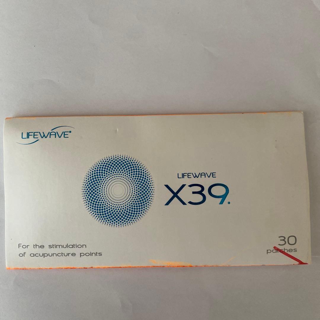 ライフウェーブLIFEWAVE X39 新品30枚入り2パック➕15枚おまけ3枚