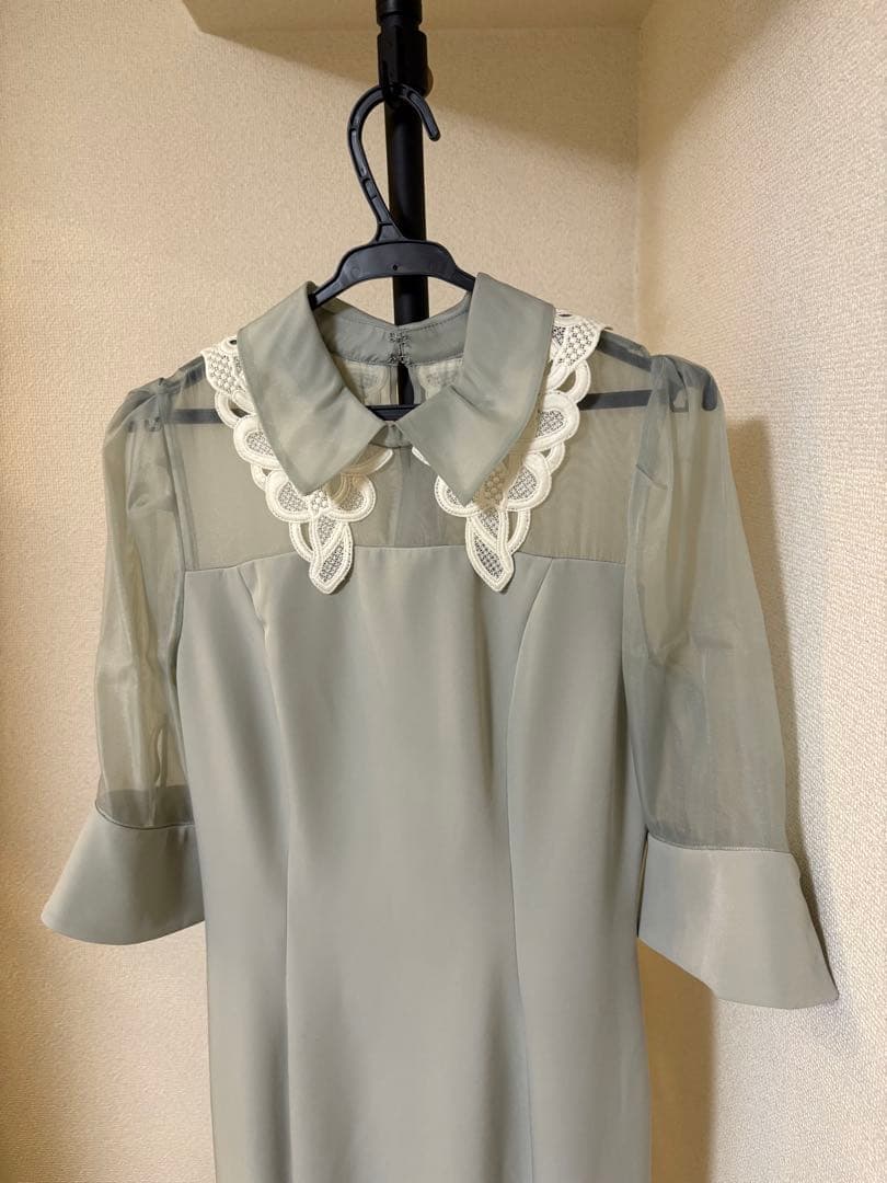 ダブルカラーマーメイドドレス