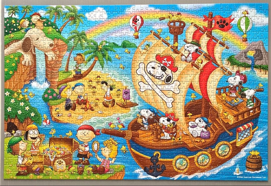 ピーナッツ　パイレーツスヌーピー の大冒険　ジグソーパズル 1000ピース