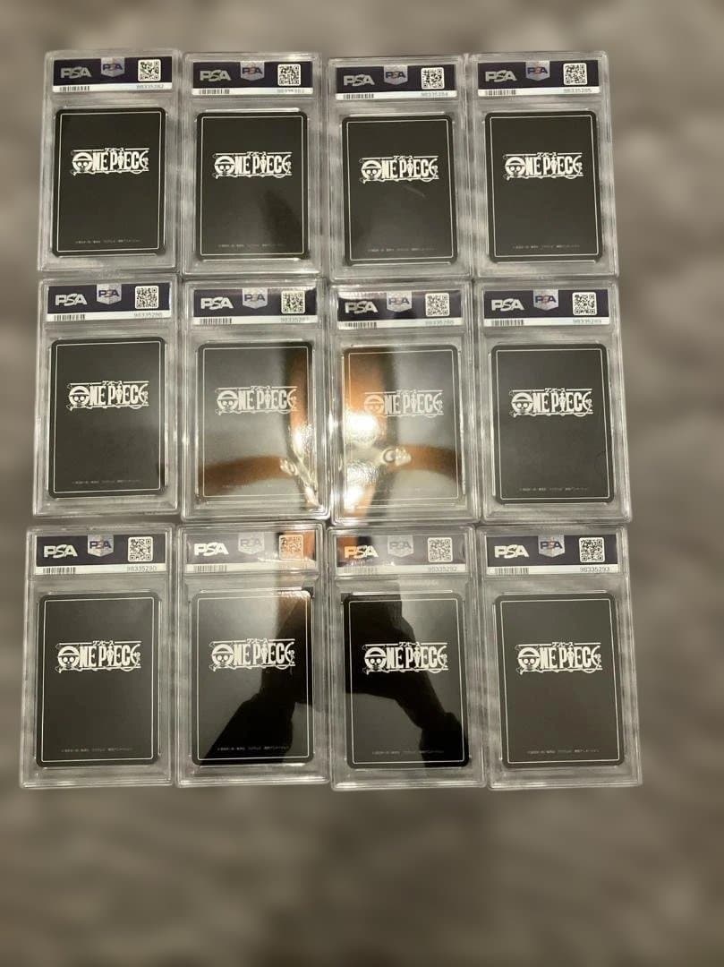 ワンピースカード x 銀座に志かわ 限定コラボカード12種類 PSA鑑定済み