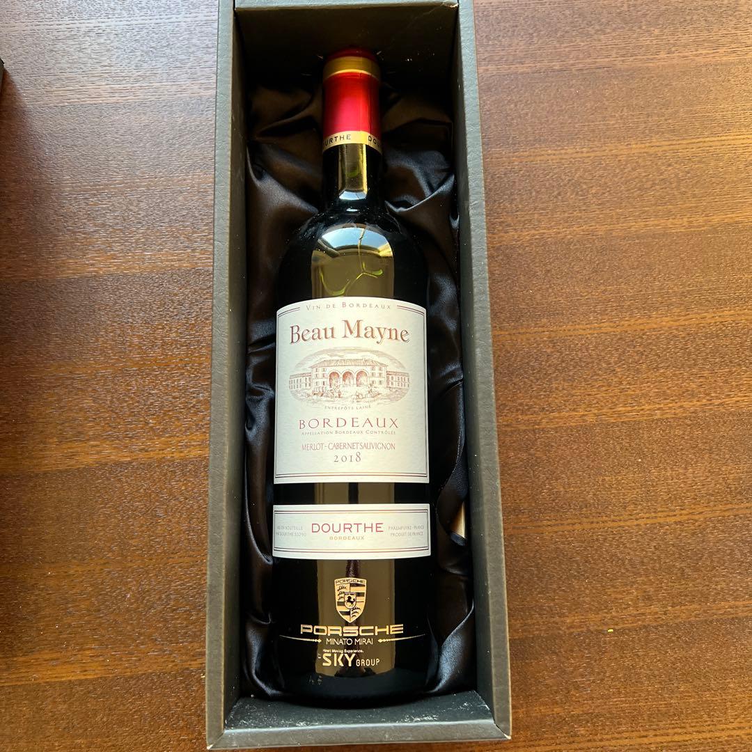 ポルシェ x Beau Mayne ボルドー 赤ワイン 2018