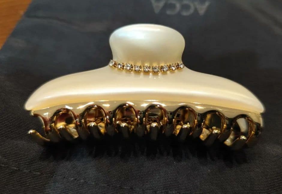 acca ニューコラーナクリップ　M パールホワイト