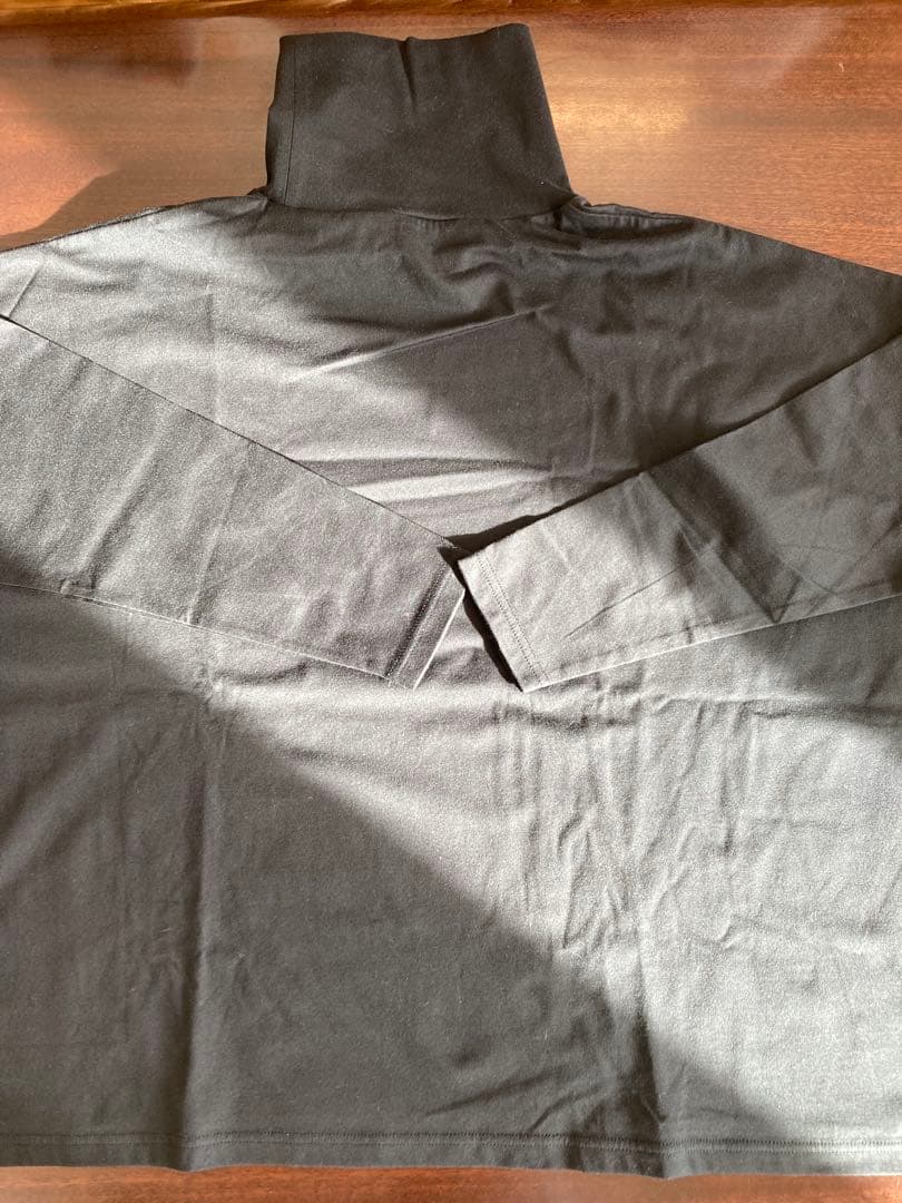 HUIS.遠州織物　SUVIN COTTON 長袖スクエアワイドカットソー