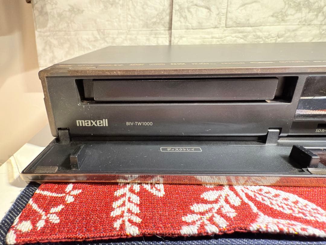 maxell BD iVDR レコーダー BIV-TW1000／純正リモコン