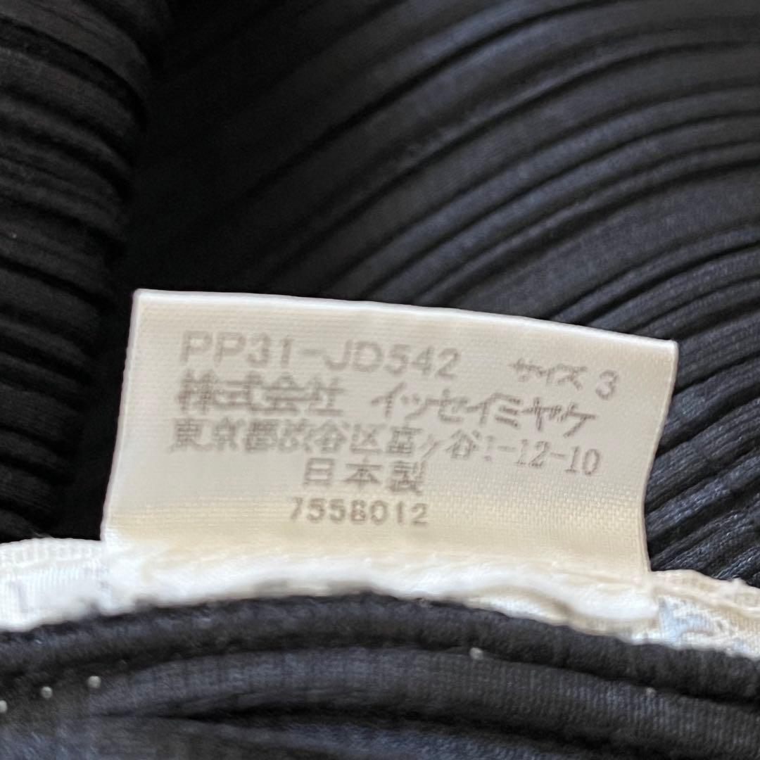 PLEATSPLEASE イッセイミヤケ　ジャケット　ロング丈　厚地　ブラック