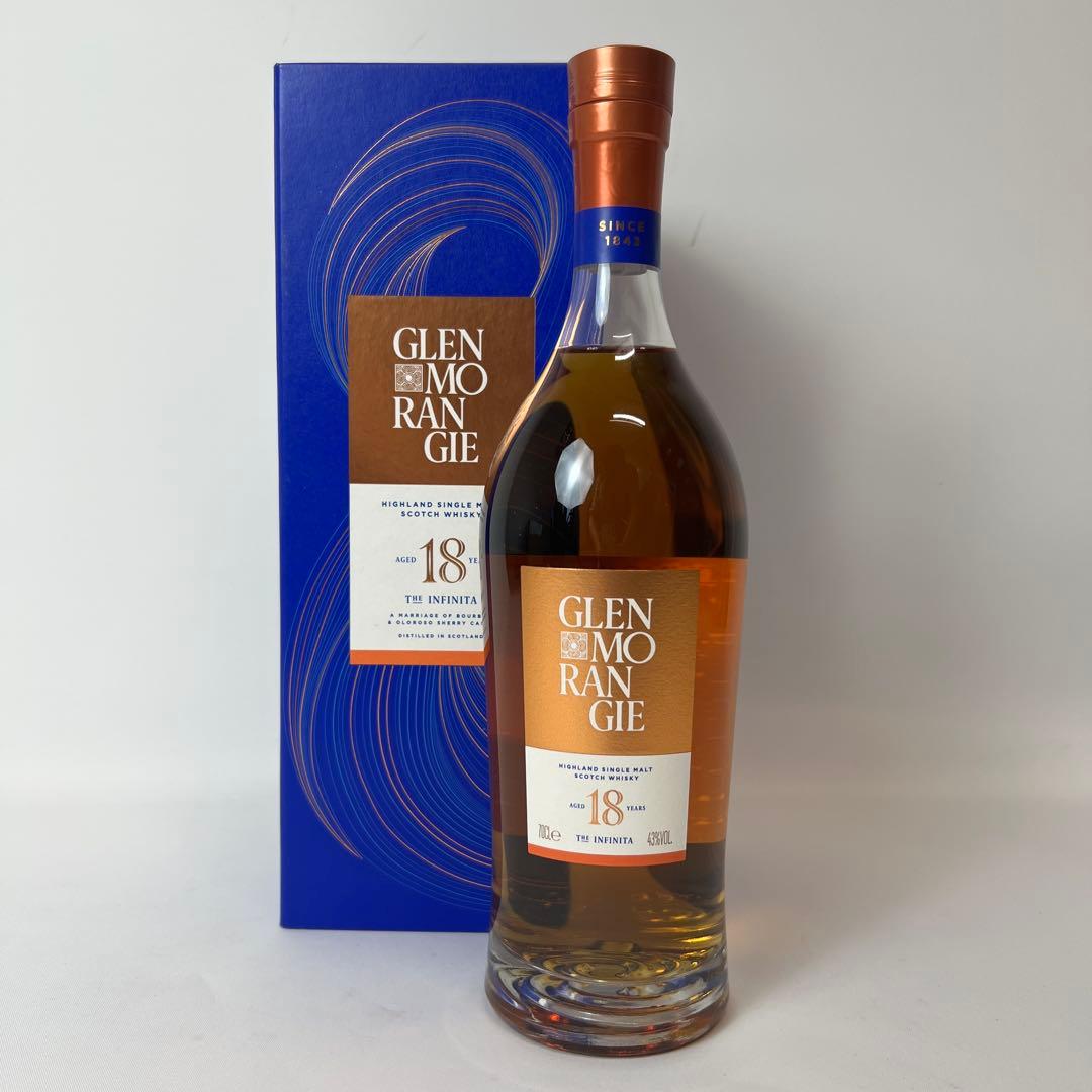 GlenMorangie 18年 シングルモルトウイスキー 700ml　箱付き