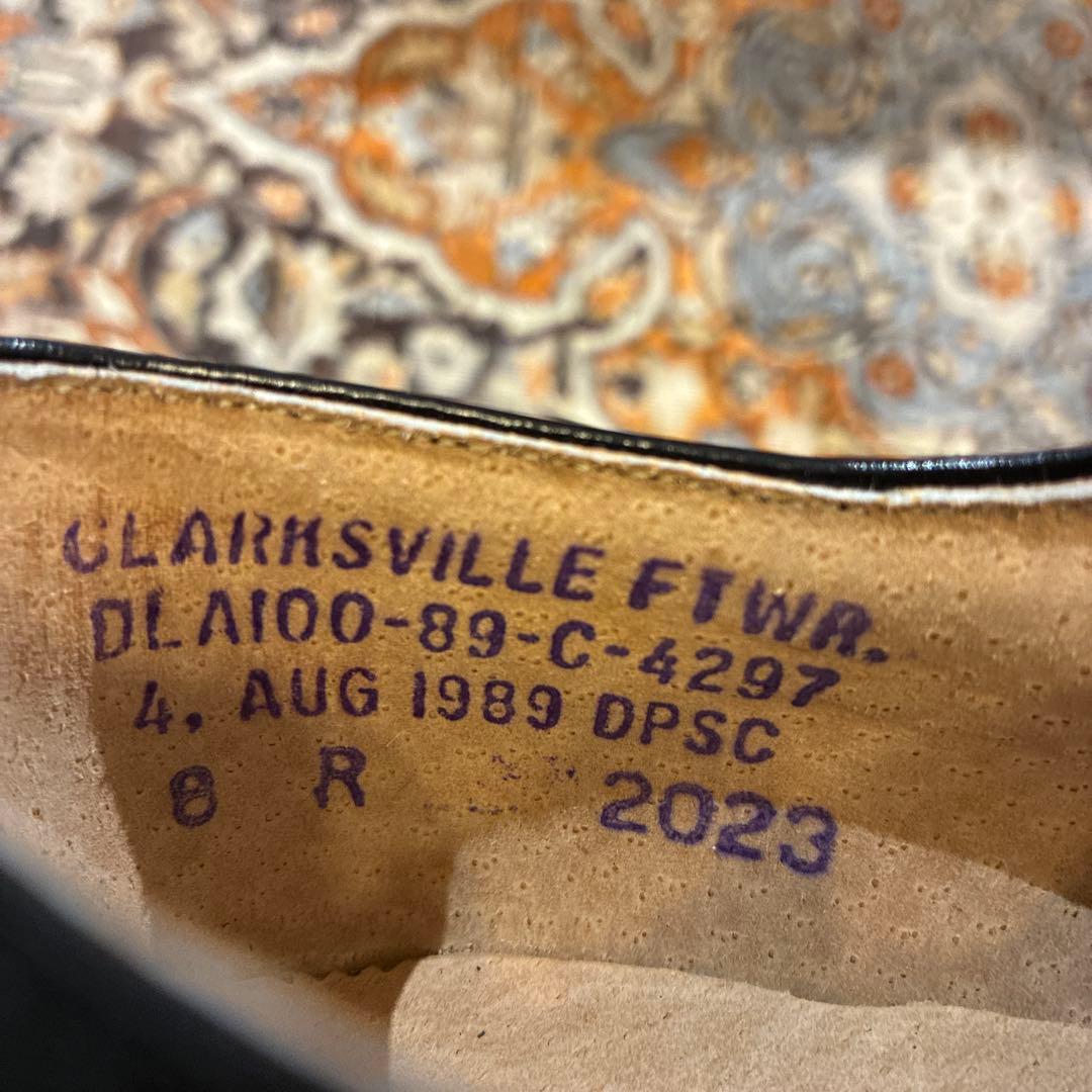 靴 NOS 80s US NAVY service shoes 8R